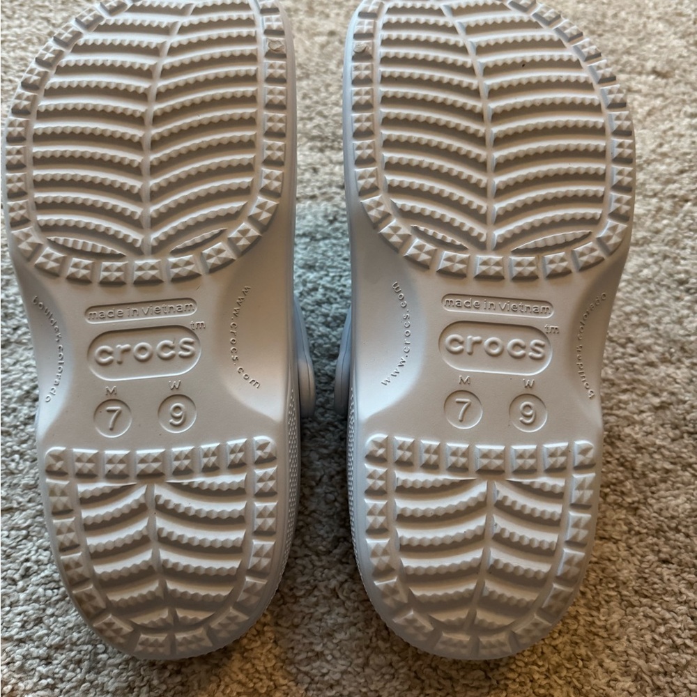 CROCS Women's Slip-On Slippers - Light Blue - Picture 4 of 5